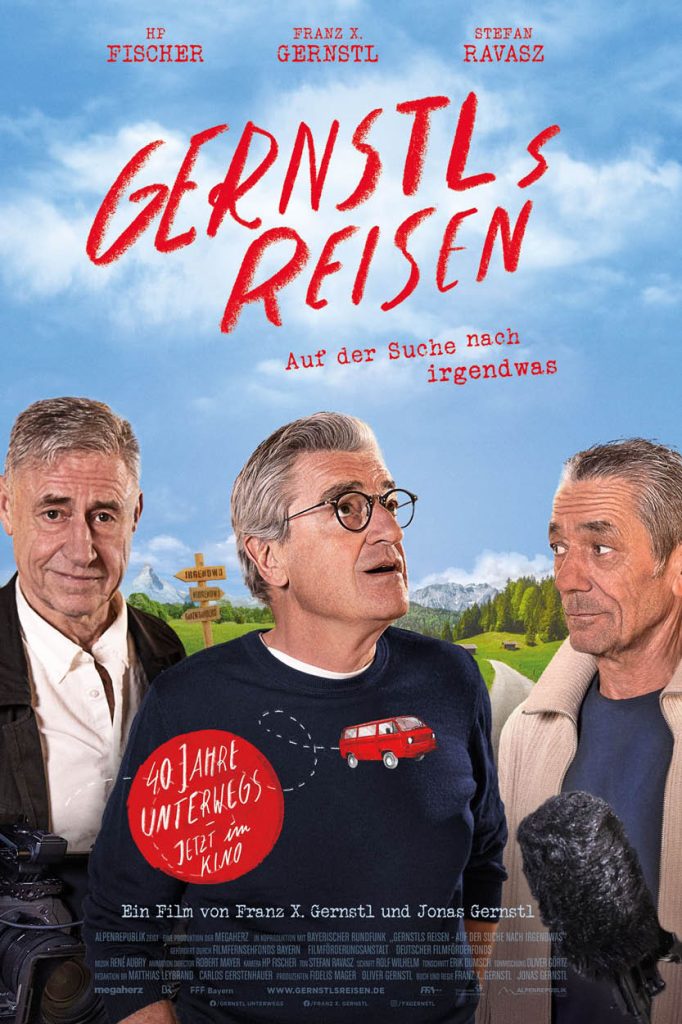 Das Filmplakat vom Franz Gernstls neuen Film "Gernstls Reisen - Auf der Suche nach irgendwas"